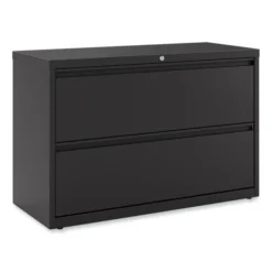 Alera Lateral File, 2 Legal/Letter-Size File Drawers, Black, 42" X 18.63" X 28"