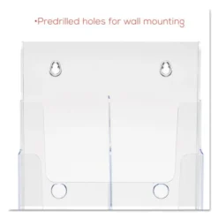 Deflecto 6-Compartment DocuHolder, Leaflet Size, 9.63w X 6.25d X 12.63h, Clear 13 Deflecto 6-Compartment DocuHolder, Leaflet Size, 9.63w X 6.25d X 12.63h, Clear -office furniture sale ab7b65a4ccffc25599eecfcc92e0601542