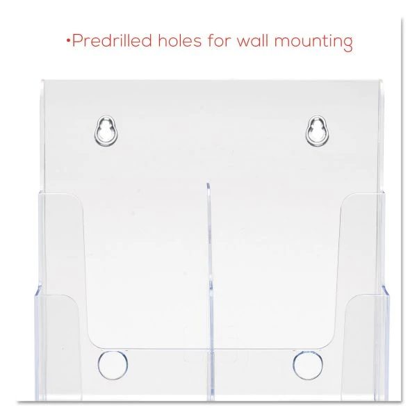 Deflecto 6-Compartment DocuHolder, Leaflet Size, 9.63w X 6.25d X 12.63h, Clear 5 Deflecto 6-Compartment DocuHolder, Leaflet Size, 9.63w X 6.25d X 12.63h, Clear - Image 5