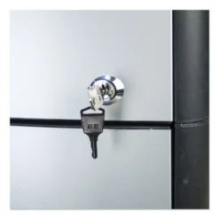 Storex Mobile Filing Cabinet With Metal Siding And Top-Drawer Organizer Tray, 2 Letter File Drawers, Silver/Black, 19" X 15" X 23" -office furniture sale abbb7ef8eb6db89b6951d5ca1ad70cec3a