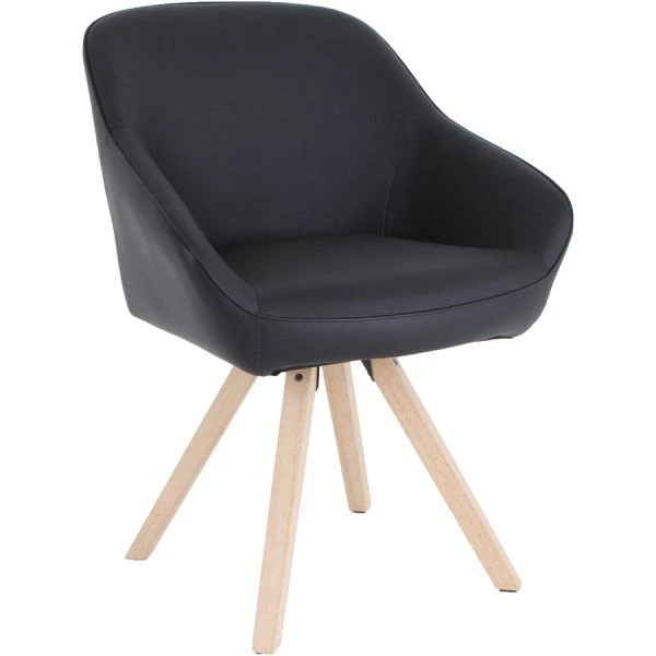 Lorell Natural Wood Legs Modern Guest Chair 1 Lorell Natural Wood Legs Modern Guest Chair