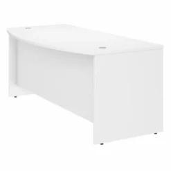 Bush Business Furniture Studio C 72W X 36D Bow Front Desk In White -office furniture sale abcdf28f21879515fb71f9edb936830385