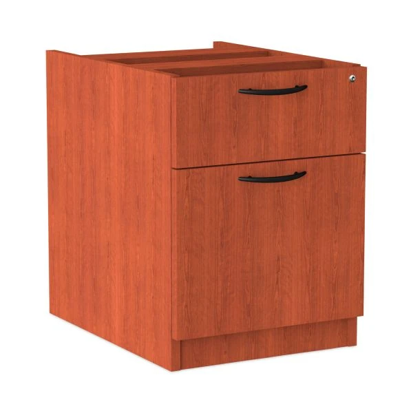 Alera Valencia Series Hanging Pedestal File, Left/Right, 2-Drawer: Box/File, Legal/Letter, Cherry, 15.63 X 20.5 X 19.25 2 Alera Valencia Series Hanging Pedestal File, Left/Right, 2-Drawer: Box/File, Legal/Letter, Cherry, 15.63 X 20.5 X 19.25 - Image 2