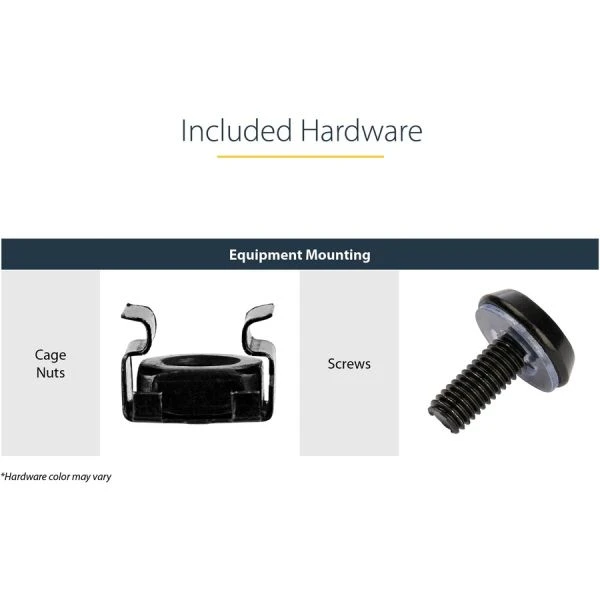 StarTech.com 24U 19" Wall Mount Network Rack - Adjustable Depth 12-20" Open Frame For Server Room /AV/Data/Computer Equipment W/Cage Nuts 7 StarTech.com 24U 19" Wall Mount Network Rack - Adjustable Depth 12-20" Open Frame For Server Room /AV/Data/Computer Equipment W/Cage Nuts - Image 7