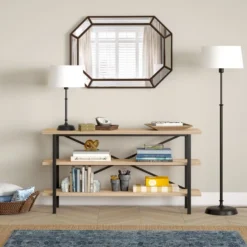 Derek 24.25" Tall Table Lamp With Fabric Shade In Blackened Bronze/White 8 Derek 24.25" Tall Table Lamp With Fabric Shade In Blackened Bronze/White -office furniture sale aca8de3b7e50868d9d946a007be78eb4ed