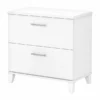 Bush Furniture Somerset 2 Drawer Lateral File Cabinet In White