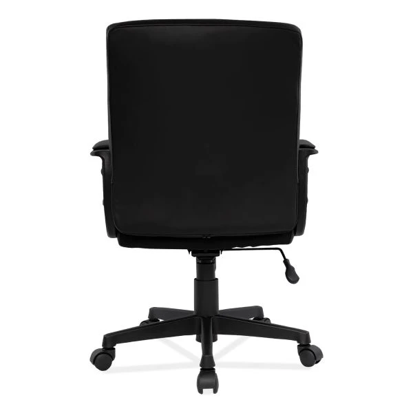 Alera Breich Series Manager Chair, Supports Up To 275 Lbs, 16.73" To 20.39" Seat Height, Black Seat/Back, Black Base 3 Alera Breich Series Manager Chair, Supports Up To 275 Lbs, 16.73" To 20.39" Seat Height, Black Seat/Back, Black Base - Image 3