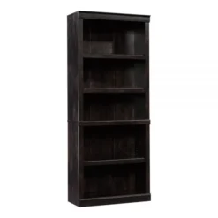 72"H 5-Shelf Bookcase, Peppered Black -office furniture sale ade54338784a8a4555ffbbf33c99ce88b8