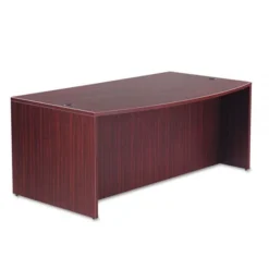 Alera Valencia Series Bow Front Desk Shell, 71" X 41.38" X 29.63", Mahogany 8 Alera Valencia Series Bow Front Desk Shell, 71" X 41.38" X 29.63", Mahogany -office furniture sale ae021312ce73417e6d2ace4c3d89ddbeca