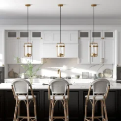 Orion 11" Wide Industrial Pendant With Glass Shade In Brass/Clear -office furniture sale afe0bda930da33a0c8962cd9ef1cd5bc1c