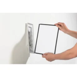 Durable Sherpa Sherpa Wall-Mount Reference System, 10 Gray Panels, Letter, Assorted Borders -office furniture sale b050c1697e77f2a27c17f3de5ccdeb0650