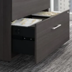 Bush Business Furniture Office 500 36W 2 Drawer Lateral File Cabinet With Hutch In Storm Gray -office furniture sale b349fc136ec68e7dff5098069861569faa