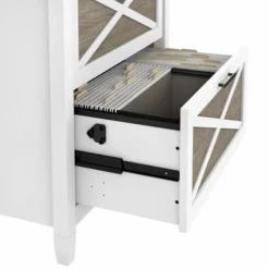Bush Furniture Key West 2 Person Desk Set With Lateral File Cabinet In Pure White And Shiplap Gray -office furniture sale b44a8e4b270c0dae85ddbd8d915486efb4 2