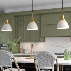 Madison 12" Wide Pendant With Metal Shade In Pearled White/Brass/Pearled White 15 Madison 12" Wide Pendant With Metal Shade In Pearled White/Brass/Pearled White -office furniture sale b4b3668eb82cfb15772d5344d8aceab193