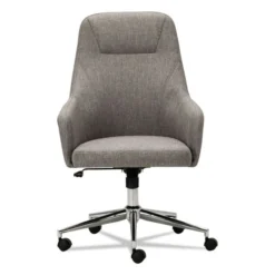 Alera Captain Series High-Back Chair, Supports Up To 275 Lb, 17.1" To 20.1" Seat Height, Gray Tweed Seat/Back, Chrome Base 7 Alera Captain Series High-Back Chair, Supports Up To 275 Lb, 17.1" To 20.1" Seat Height, Gray Tweed Seat/Back, Chrome Base -office furniture sale b4bbf37bd40cebc829f11e443de1d88f4a
