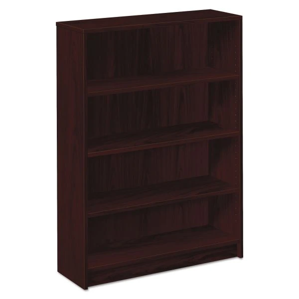 HON 1870 Series Bookcase, Four-Shelf, 36w X 11.5d X 48.75h, Mahogany 1 HON 1870 Series Bookcase, Four-Shelf, 36w X 11.5d X 48.75h, Mahogany