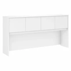 Bush Business Furniture Hybrid 72W Desk Hutch In White