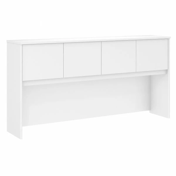 Bush Business Furniture Hybrid 72W Desk Hutch In White 1 Bush Business Furniture Hybrid 72W Desk Hutch In White