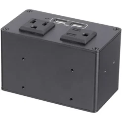 StarTech.com Power Outlet Module For Conference Table Connectivity Box - 2x AC Power And 2x USB-A - Power And Charging Hub
