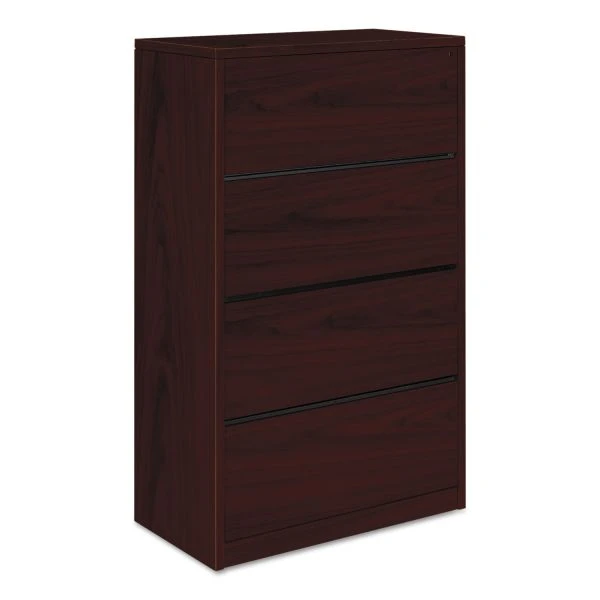 HON 10500 Series Lateral File, 4 Legal/Letter-Size File Drawers, Mahogany, 36" X 20" X 59.13" 1 HON 10500 Series Lateral File, 4 Legal/Letter-Size File Drawers, Mahogany, 36" X 20" X 59.13"