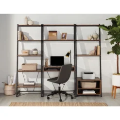 Vilara LED Desk Lamp With USB And Qi Wireless Charger, 16"H, Black -office furniture sale b86514e4578cab552ef30aa229e28ccc67