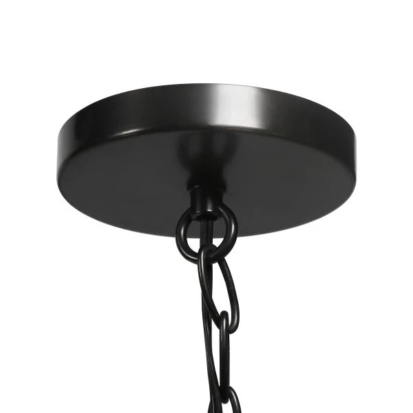 Annie 9.13" Wide Pendant With Glass Shade In Blackened Bronze/Clear 7 Annie 9.13" Wide Pendant With Glass Shade In Blackened Bronze/Clear - Image 7