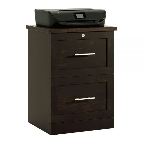 2-Drawer 17"D Vertical File Cabinet, Peppered Black 7 2-Drawer 17"D Vertical File Cabinet, Peppered Black - Image 7