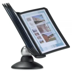 Durable SHERPA Motion Desk Reference System, 10 Panels, Black Borders -office furniture sale b88becbd8289e4ee5e55614945e33ff8cc