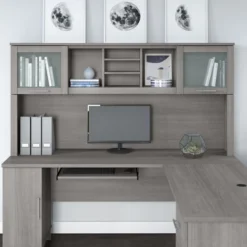 Bush Furniture Somerset 72W Desk Hutch In Platinum Gray 13 Bush Furniture Somerset 72W Desk Hutch In Platinum Gray -office furniture sale b8cc7bc57aa8fca1df0c9896a50db6a74f