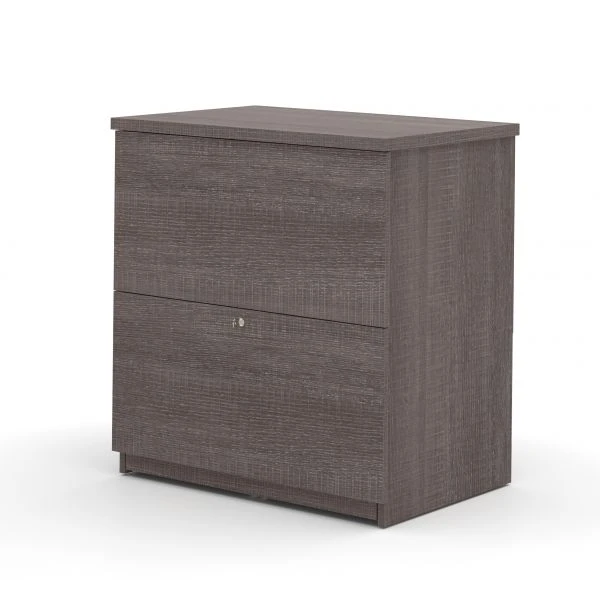 Bestar Lateral File In Bark Gray 1 Bestar Lateral File In Bark Gray