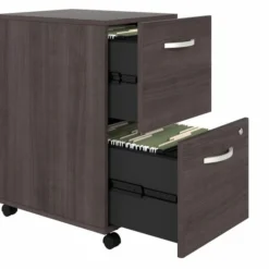 Bush Business Furniture Hybrid 2 Drawer Mobile File Cabinet In Storm Gray - Assembled -office furniture sale ba94a59fdc5cb28218cd818d951afb5e77 1