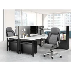 Shaquille O'Neal Zephyrus Ergonomic Bonded Leather High-Back Executive Chair, Gray 33 Shaquille O'Neal Zephyrus Ergonomic Bonded Leather High-Back Executive Chair, Gray -office furniture sale bac462da9e66620c7a65a6f425a34dec38