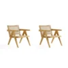 Hamlet Accent Chair In Nature Cane - Set Of 2
