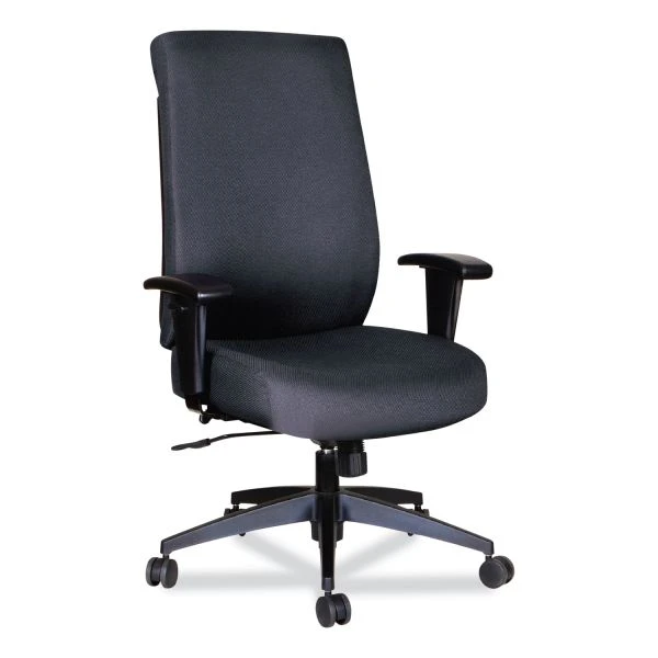 Alera Wrigley Series High Performance High-Back Synchro-Tilt Task Chair, Supports 275 Lb, 17.24" To 20.55" Seat Height, Black 1 Alera Wrigley Series High Performance High-Back Synchro-Tilt Task Chair, Supports 275 Lb, 17.24" To 20.55" Seat Height, Black