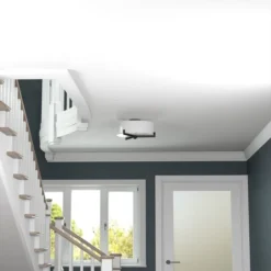 Hamlin 17" Wide 2-Light Semi Flush Mount With Glass Shade In Blackened Bronze/White -office furniture sale bb1ae33151b4e41710ed96558203616f4c