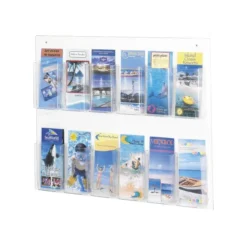 Safco Clear2c™ 12 Pamphlet Display