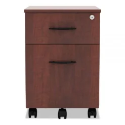 Alera Valencia Series Mobile Pedestal, Left/Right, 2-Drawers: Box/File, Legal/Letter, Medium Cherry, 15.88" X 19.13" X 22.88" 5 Alera Valencia Series Mobile Pedestal, Left/Right, 2-Drawers: Box/File, Legal/Letter, Medium Cherry, 15.88" X 19.13" X 22.88" -office furniture sale bbb8471c4ce11bd48b4d77c55e946cf982