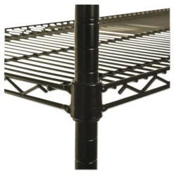 Alera NSF Certified Industrial Four-Shelf Wire Shelving Kit, 36w X 18d X 72h, Black 12 Alera NSF Certified Industrial Four-Shelf Wire Shelving Kit, 36w X 18d X 72h, Black -office furniture sale bbbbec63af89b21a0e920d6fde670209da 1