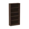 Alera Valencia Series Bookcase, Five-Shelf, 31.75w X 14d X 64.75h, Espresso