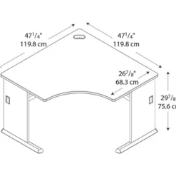 Bush Business Furniture Series A: Hansen Cherry 48W Corner Desk -office furniture sale bd019909e0965fe37f0bbeb1bdccfa1851