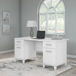 Bush Furniture Somerset 60W Office Desk With Drawers In White 12 Bush Furniture Somerset 60W Office Desk With Drawers In White -office furniture sale bd226e21224229dfca5663e4eebfabd441
