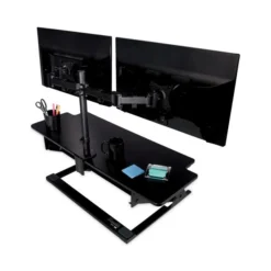 3M Precision Standing Desk, 42" X 23.2" X 6.2" To 20", Black -office furniture sale bd78cfdf188745ecaa8aec7eec9ee9e785