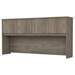 Bush Business Furniture Hybrid 72W Desk Hutch In Modern Hickory