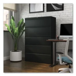 Alera Lateral File, 5 Legal/Letter/A4/A5-Size File Drawers, Black, 42" X 18.63" X 67.63" 10 Alera Lateral File, 5 Legal/Letter/A4/A5-Size File Drawers, Black, 42" X 18.63" X 67.63" -office furniture sale bef9878784b882aa84bcd152cf9816d4e3