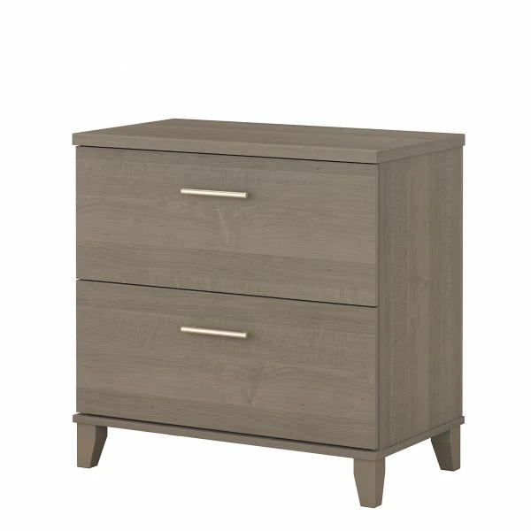 Bush Furniture Somerset 2 Drawer Lateral File Cabinet In Ash Gray 1 Bush Furniture Somerset 2 Drawer Lateral File Cabinet In Ash Gray