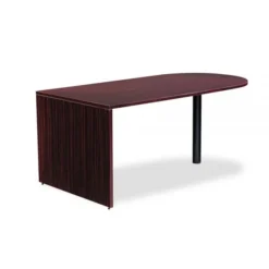 Alera Valencia Series D-Top Desk, 71" X 35.5" X 29.63", Mahogany -office furniture sale c00a69bb795f1a948205425dcf52d9f428