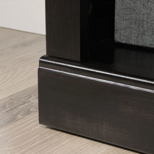 45"H 3-Shelf Bookcase, Peppered Black 6 45"H 3-Shelf Bookcase, Peppered Black - Image 6