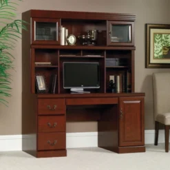 Sauder Heritage Hill 59”W Credenza Hutch, Classic Cherry -office furniture sale c1383d18d0d432675bc4c6da324c63281f