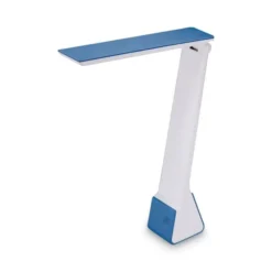 Bostitch Konnect Rechargeable Folding LED Desk Lamp, 2.52w X 2.13d X 11.02h, Gray/Blue -office furniture sale c1a03dc76f4d8cdf07631435954252f0b6