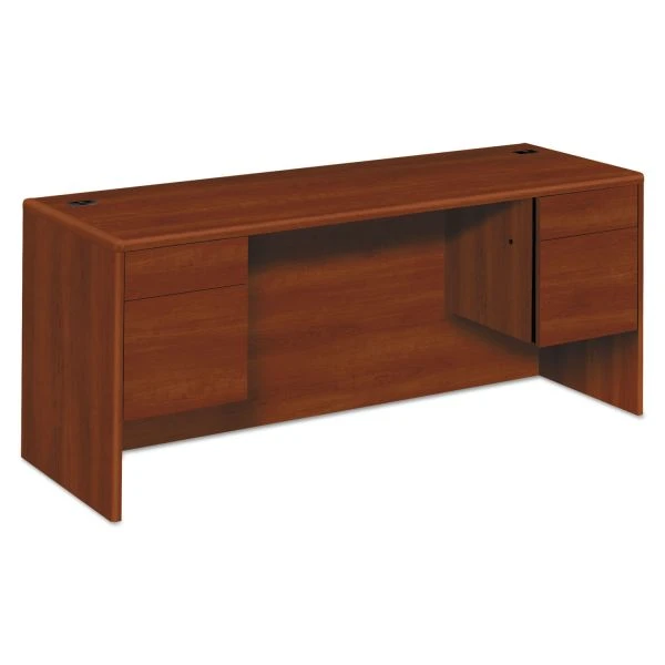 HON 10700 Kneespace Credenza, 3/4 Height Pedestals, 72w X 24d X 29.5h, Cognac 1 HON 10700 Kneespace Credenza, 3/4 Height Pedestals, 72w X 24d X 29.5h, Cognac